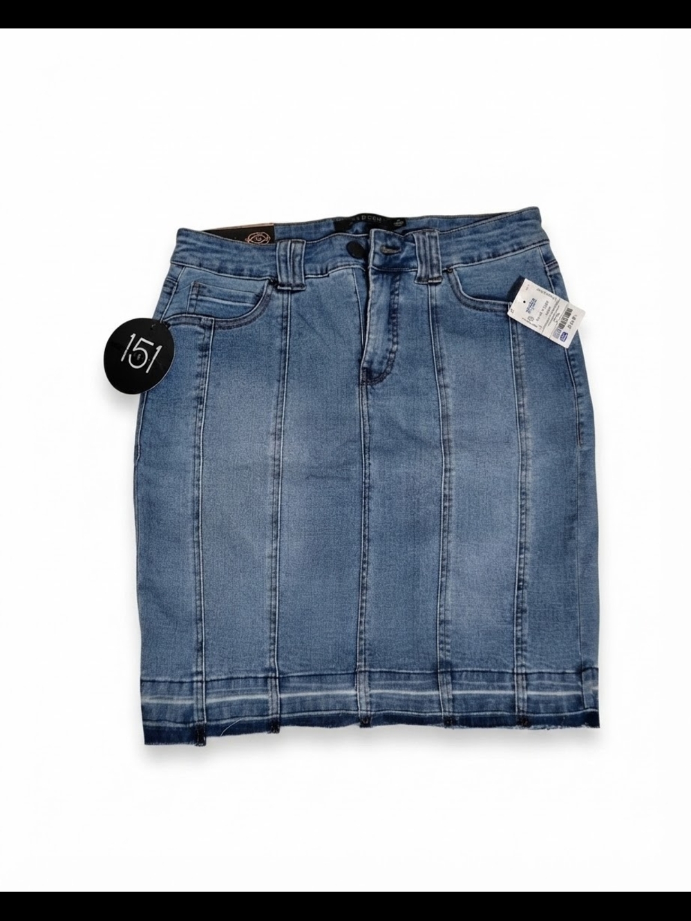 One 5 One Fitted Denim Skirt
